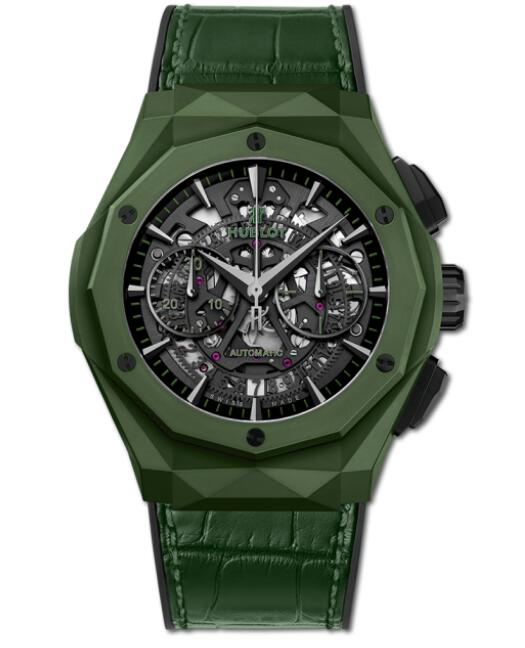 Hublot 525.GX.0179.LR.ORL19 Classic Fusion Aerofusion Chronograph orlinski green ceramic 45mm watches prices